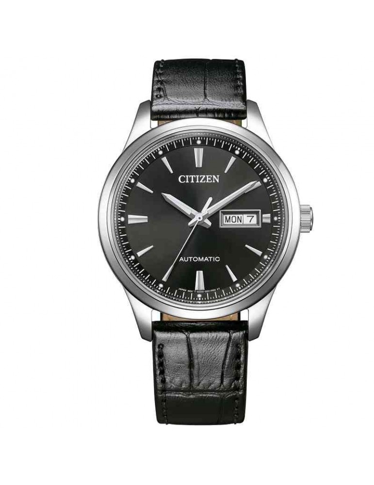 Citizen Watch - Mechanical Automatic Black 40mm - Leather Strap - 0