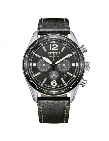 Citizen Eco-Drive Watch - Chronograph - 43mm - Black - CA465404E