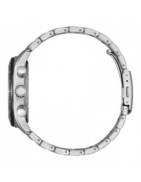 Orologio Citizen Eco-Drive - Cronografo - Silver - 43mm-Nero-CA465455E