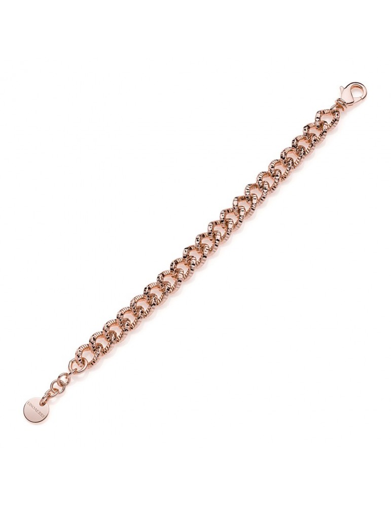 Unaoerre Bracelet-Rose Bronze-Diamond Groumette Chain-EXB4994R