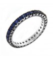 Picca Veretta Ring with Blue Sapphires for Woman - 0