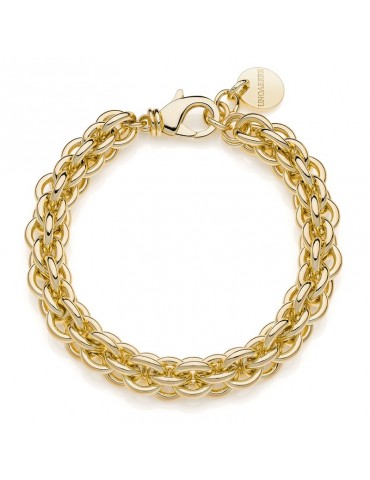 Bracciale Unoaerre - Bronzo Dorato - Catena Fantasia - EXB5014G