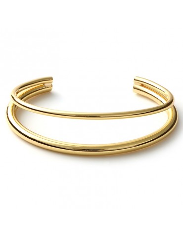 Unoaerre Bracelet - Line - Rigid - Golden Bronze - Double Strand - EXB5250G