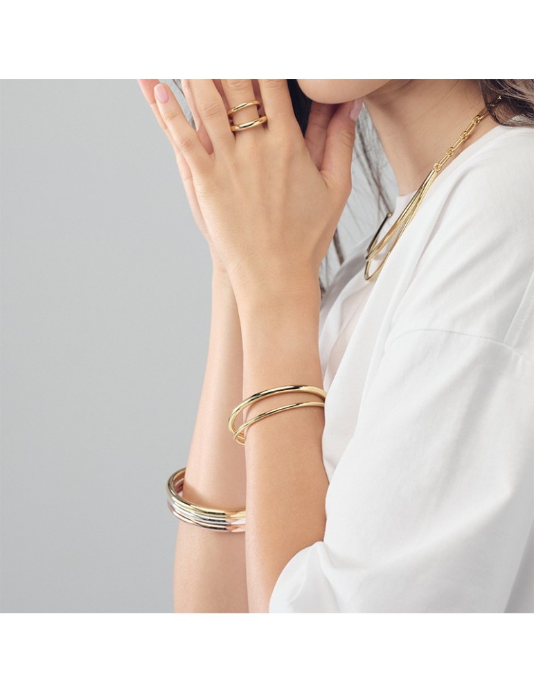 Unoaerre Bracelet - Line - Rigid - Golden Bronze - Double Strand - EXB5250G