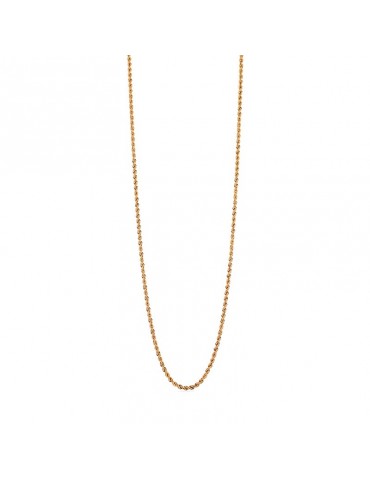 Collana Unoaerre - Bronzo Dorato - Catena Corda - 40 cm - EXH4724G-40
