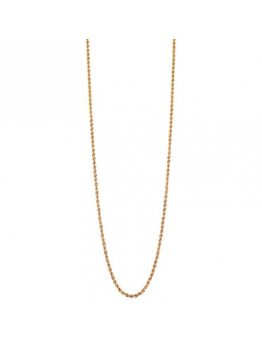 Unoaerre Necklace - Gilded Bronze - Rope Chain - 50 cm - EXH4724G-50