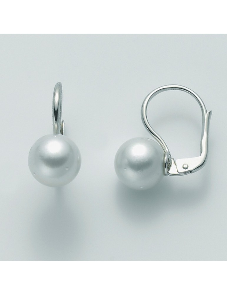Orecchini Nimei - Oro Bianco - Perle Australia Round 11-12 mm-PER1920A