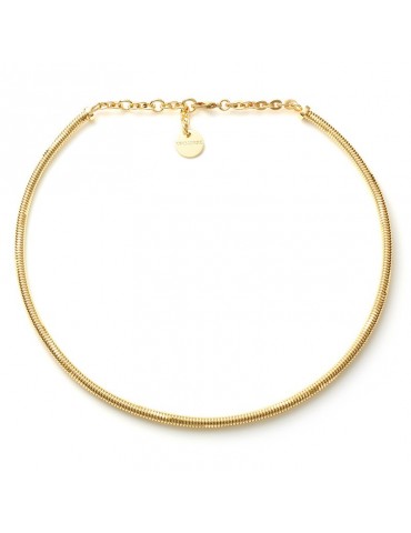 Collana Unoaerre-Bronzo Dorato-Catena Coda di Topo Dorata-EXH5464G-1AR