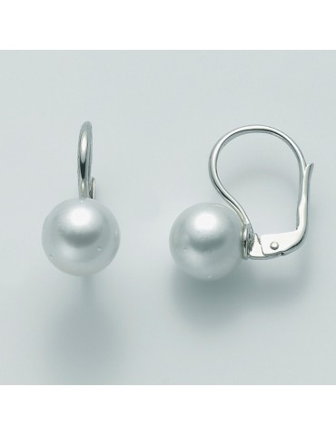 Orecchini Nimei - Oro Bianco - Perle Australia Round 12-13 mm-PER1921A