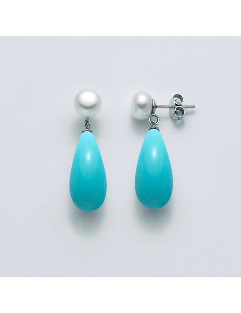 ORECCHINI CON PERLE PARURE MILUNA - 0