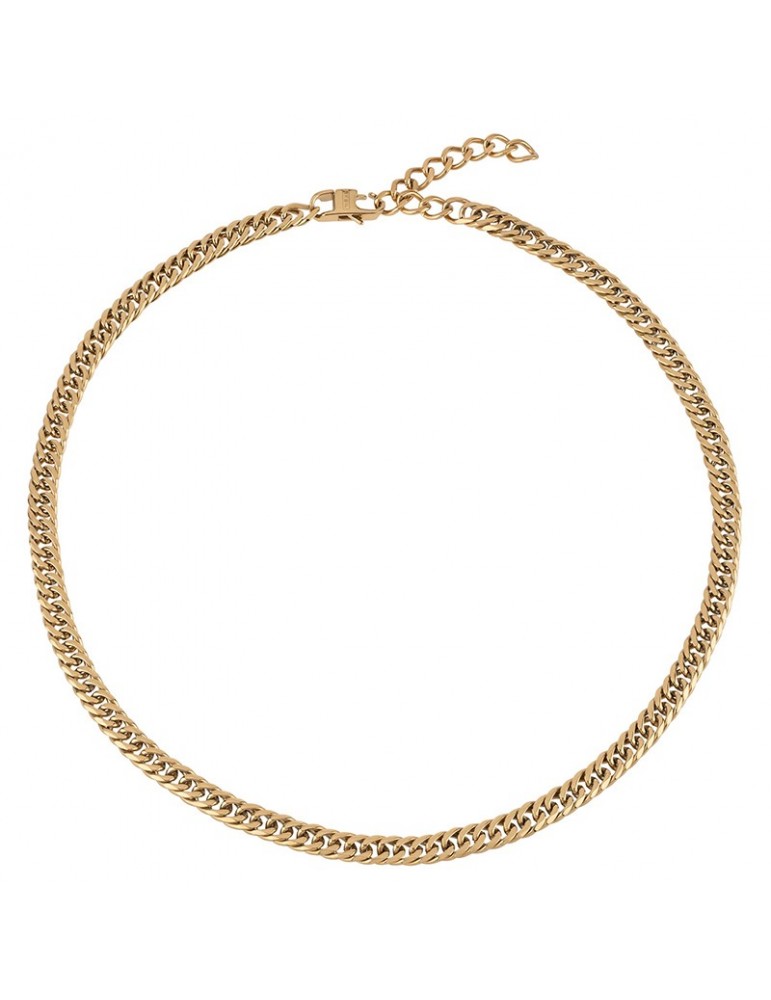 Breil Necklace - Gritty - Golden Steel - Groumette Chain - TJ2979