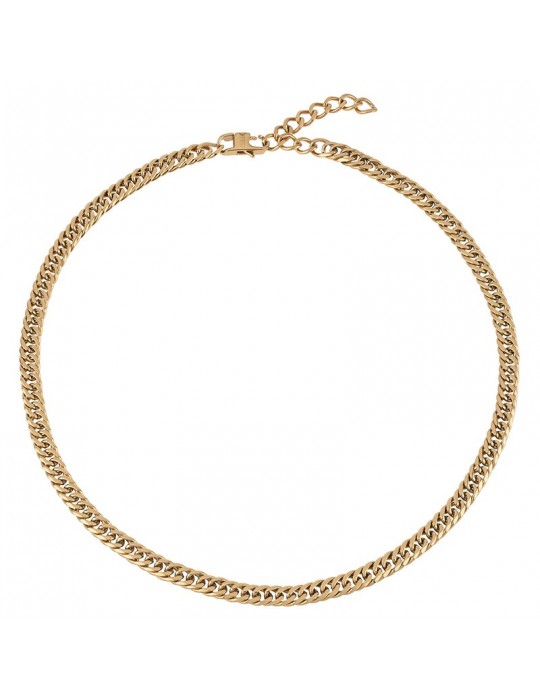 Breil Necklace - Gritty - Golden Steel - Groumette Chain - TJ2979
