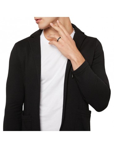 Breil Ring - Y - Polished Steel - IP Black - Black Crystal - TJ3115 2