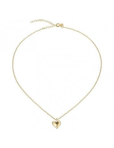 Collana Breil - Darling - Argento 925% Dorato -Pendente a Cuore-TJ3154