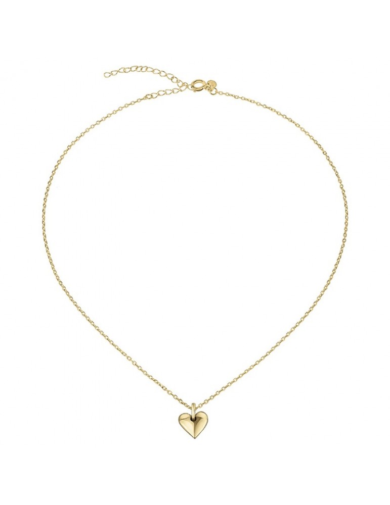 Collana Breil - Darling - Argento 925% Dorato -Pendente a Cuore-TJ3154