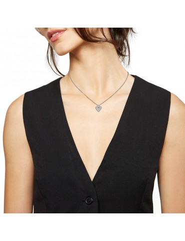 Collana Breil - Darling-Ciondolo a Cuore-Pavè di Cubic Zirconia-TJ3155 2