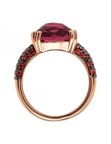 Bronzallure Ring -Prisma Gem Bordeaux-Size 16-WSBZ02179. BRD-16 2