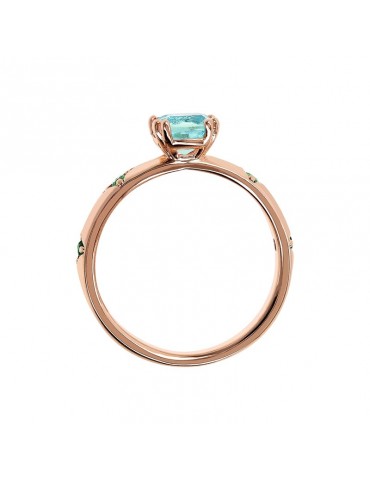 Bronzallure Ring - Precious -Solitaire-Prism Gem Verde-WSBZ02222.GR 2