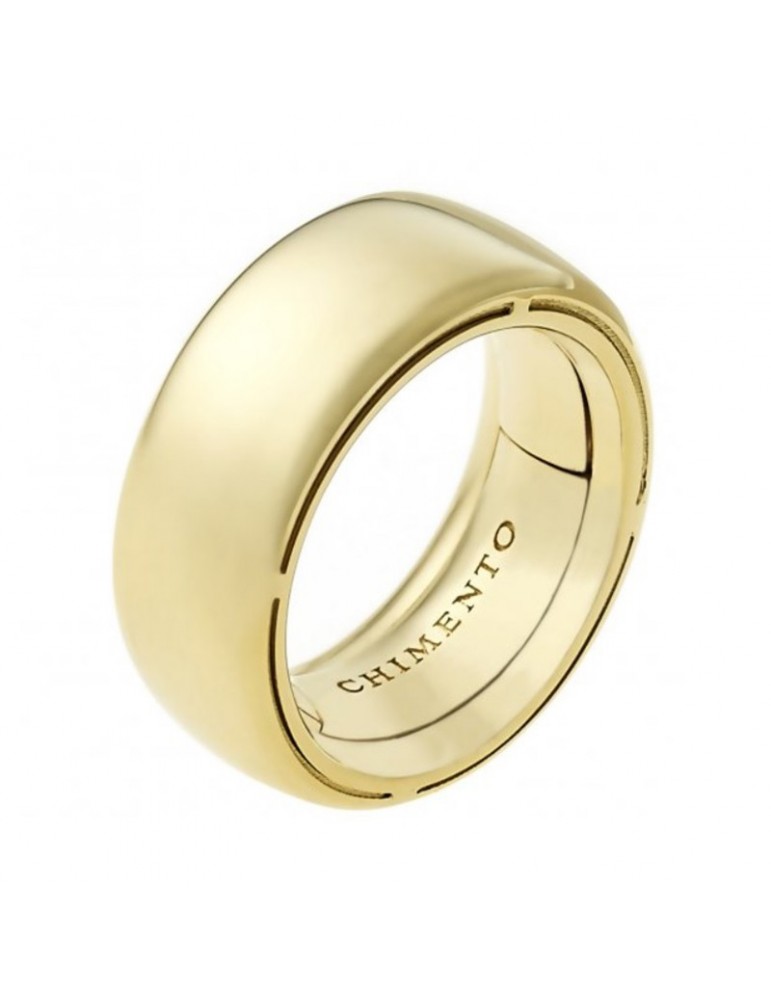 Anello Chimento Donna - Forever Unico in Oro Giallo a Fascia - 0