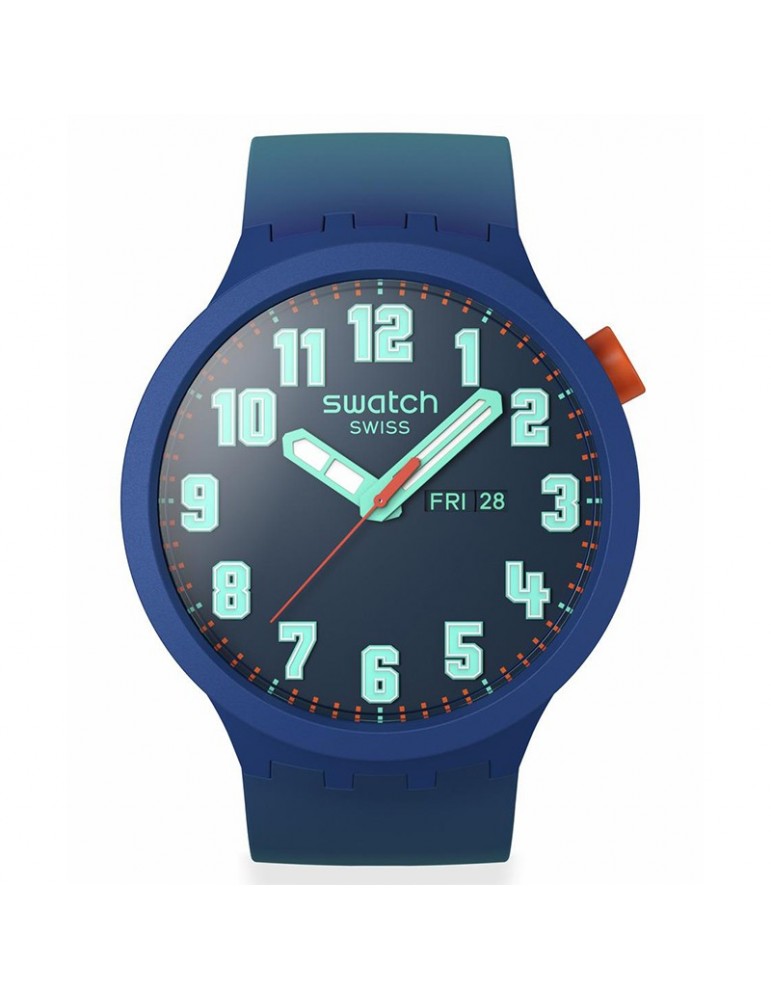 Swatch Watch - Essentially Bold - Dark Blue - 47mm - Blue - SB01N700