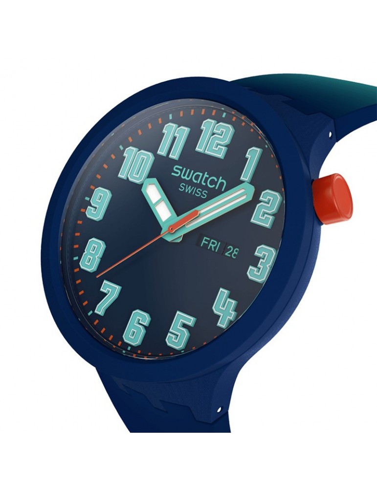 Orologio Swatch - Essentially Bold - Blu Scuro - 47mm - Blu - SB01N700
