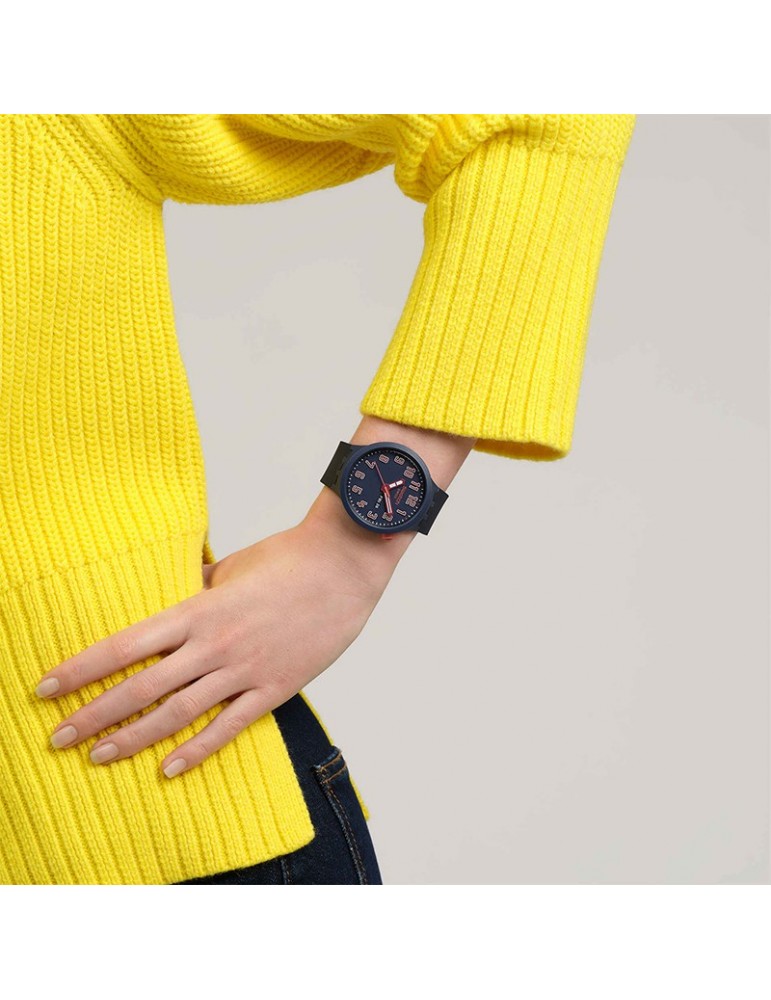Swatch Watch - Essentially Confident - 47mm - Dark Blue - SB01S700