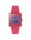 Orologio Swatch - Squarely Berry - Tempo e Data - 42mm - Blu -SO34R700