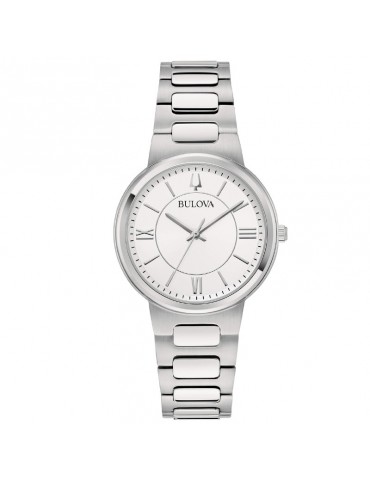 Bulova Watch - Classic Elegant Quartz 32mm Silver White - 0