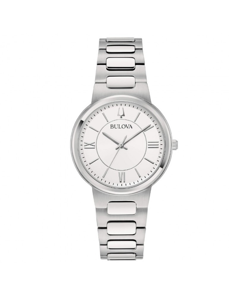 Orologio Bulova - Classic Elegant Quarzo 32mm Argento Bianco - 96L334