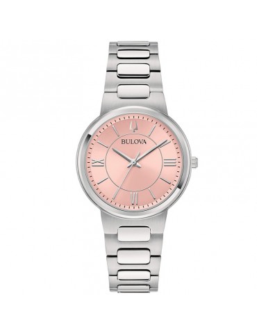 Orologio Bulova - Classic Elegant Quarzo 32mm Argento Rosa - 96L335