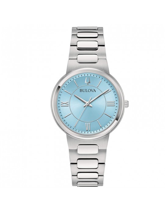 Orologio Bulova - Classic Elegant Quarzo 32mm Argento Ice Blue - 96L336