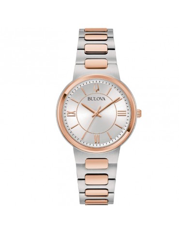 Orologio Bulova - Classic Elegant Quarzo 32mm Argento Rose Gold - 98L327