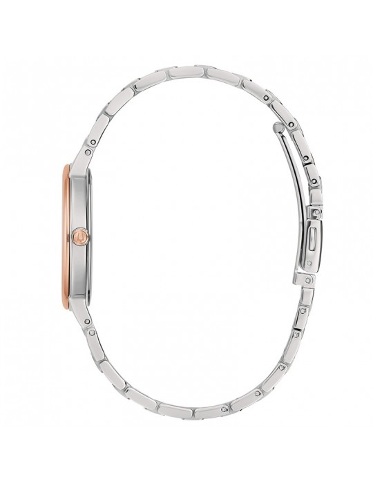 Bulova Watch - Classic Elegant Quartz 32mm Silver Rose Gold - 0