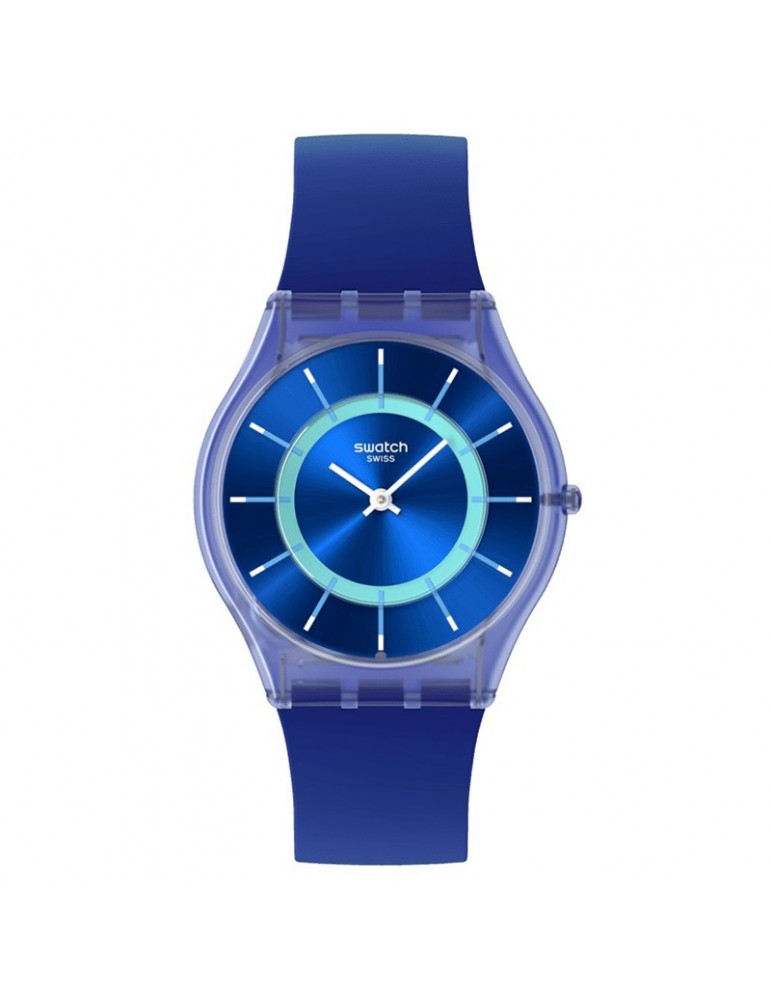 Swatch Watch Jammy Grape Dream Time Only 34mm Blue-SS08I100
