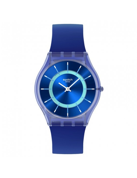 Swatch Watch - Jammy Grape Dream - Time Only - 34mm - Blue-SS08I100