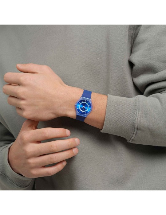 Swatch Watch - Jammy Grape Dream - Time Only - 34mm - Blue-SS08I100