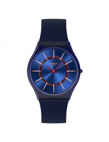 Swatch Watch - Jazzy Berry - Time Only - 34mm - Dark Blue-SS08N117