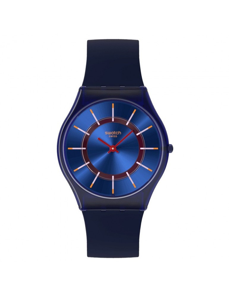 Orologio Swatch - Jazzy Berry - Solo Tempo - 34mm - Blu Scuro-SS08N117