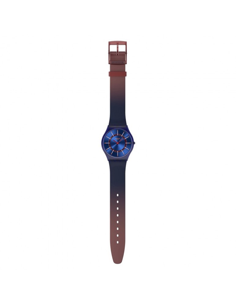 Orologio Swatch - Jazzy Berry - Solo Tempo - 34mm - Blu Scuro-SS08N117