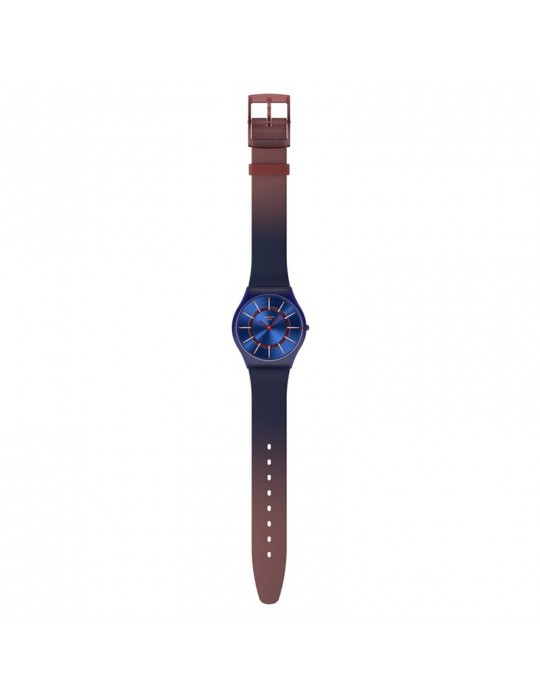 Orologio Swatch - Jazzy Berry - Solo Tempo - 34mm - Blu Scuro-SS08N117