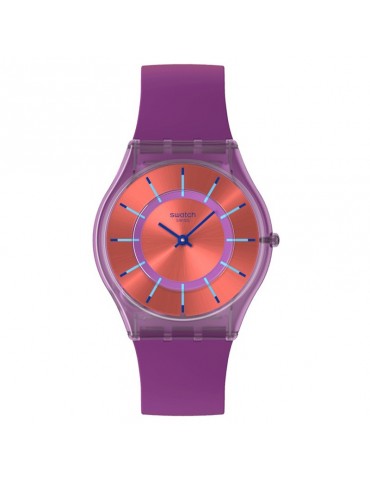 Orologio Swatch-Sweet Strawberry Dream-Viola-34mm-Rosa Scuro-SS08V108