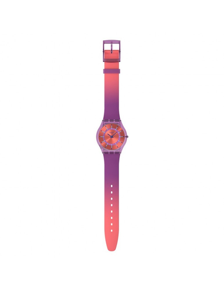 Swatch Watch-Sweet Strawberry Dream-Purple-34mm-Dark Pink-SS08V108