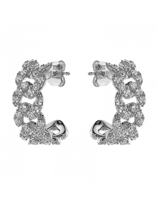 Bronzallure Earrings - Grumetta - Cubic Zirconia - WSBZ02379W. WHI-CZ