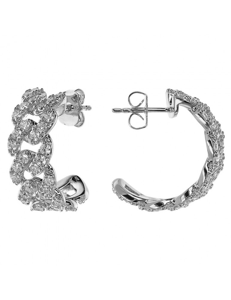 Bronzallure Earrings - Grumetta - Cubic Zirconia - WSBZ02379W. WHI-CZ