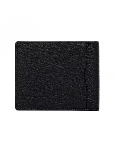 Pineider Wallet - 6 Compartments -Black Tumbled Leather-P737XS18519056 2