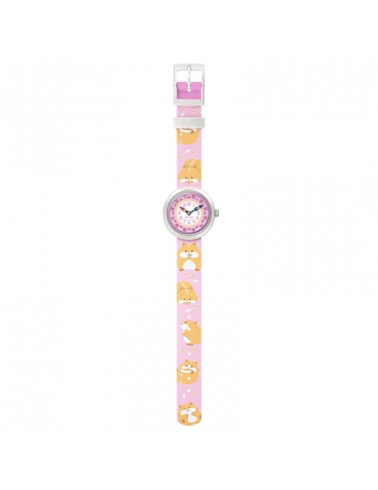 Orologio Flik Flak - Cuddly Hamster - 32mm - Rosa - Cricetini-ZFBNP235