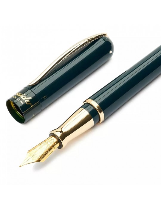 Pineider Fountain Pen - Green - Fine Nib - SPP7301F374