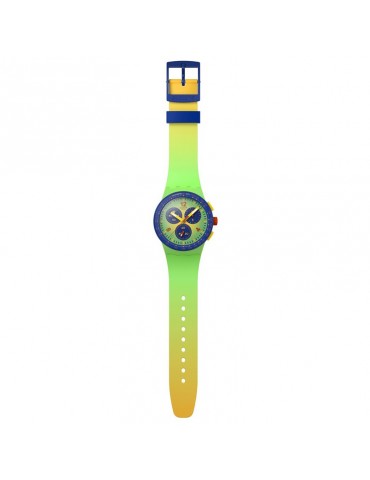 Orologio Swatch-Flowing Freshly-Cronografo-42mm-Verde e Giallo-SUSG101 2