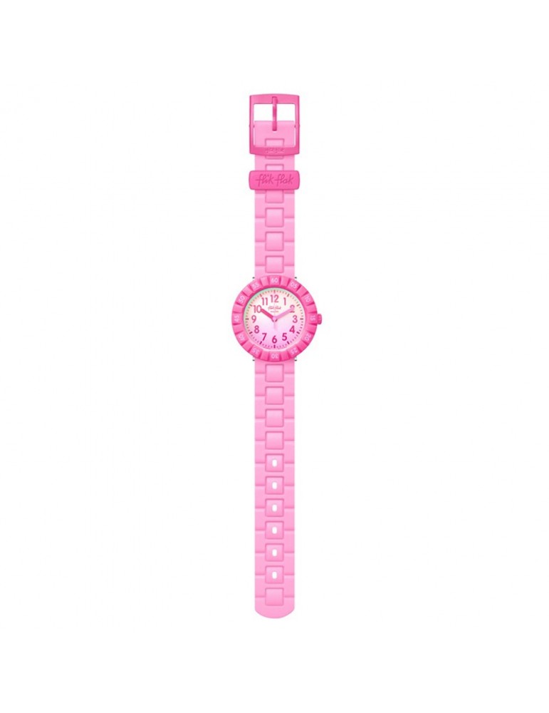 Orologio Flik Flak - Pink Splash - Solo Tempo - 37mm - Rosa - ZFCSP125