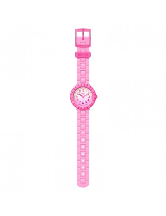 Flik Flak Watch - Pink Splash - Time Only - 37mm - Pink - ZFCSP125